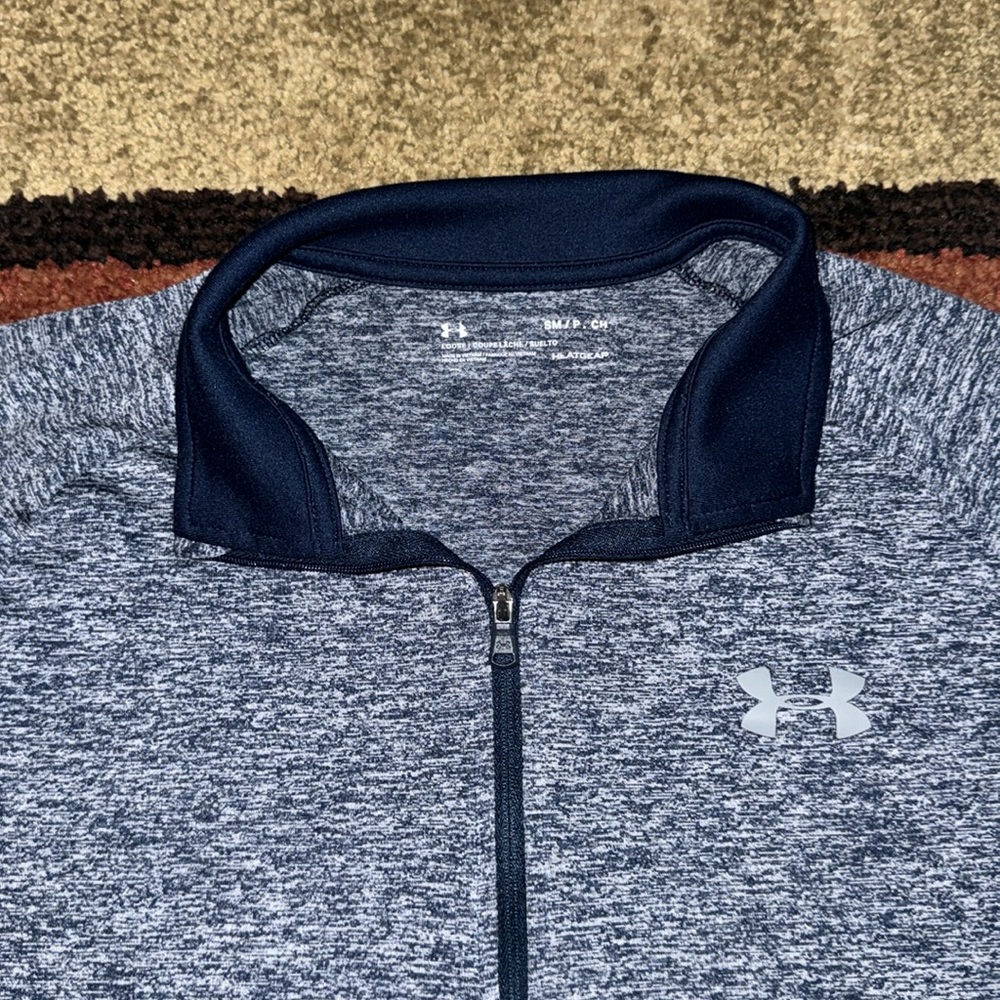 Under Armour Heatgear long‎ sleeve 1/4 zip - Picture 3 of 4
